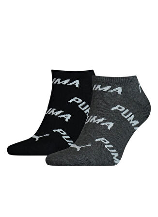 90794701 PUMA UNISEX BWT SNEAKER 2P Siyah Baskılı Kadın Çorap
