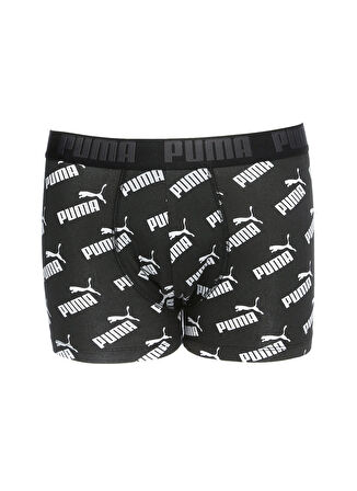 Puma Siyah Unisex Boxer 93505401 PUMA MEN AOP BOXER 2P