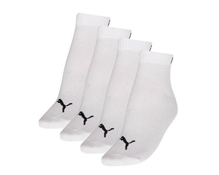 Puma Quarter 4P Çorap (4 Çift) 93531602 Beyaz