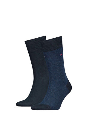 Erkek Th 2'li Uzun Çorap - Lacivert | 39-42