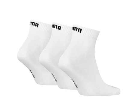 Puma Quarter Plain 3P Çorap (3 Çift) 93858909 Beyaz