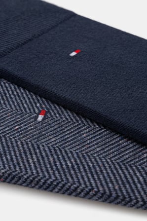 TOMMY HILFIGER Unisex Marka Logolu Günlük Kullanıma Uygun Siyah Çorap S701236313 002