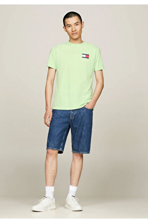 ESSENTIAL FLAG TEE - Basic Tişört - opal yeşil