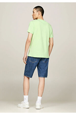 ESSENTIAL FLAG TEE - Basic Tişört - opal yeşil