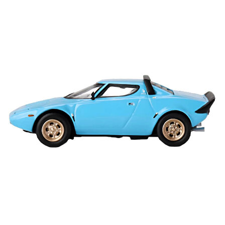 1:64 Diecast Lancia Stratos HF Stradale Azzuro Chiaro Mini GT Model Araba