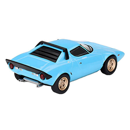 1:64 Diecast Lancia Stratos HF Stradale Azzuro Chiaro Mini GT Model Araba
