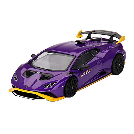 1:64 Diecast Lamborghini Huracán STO Viola Pasifae Mini GT Model Araba