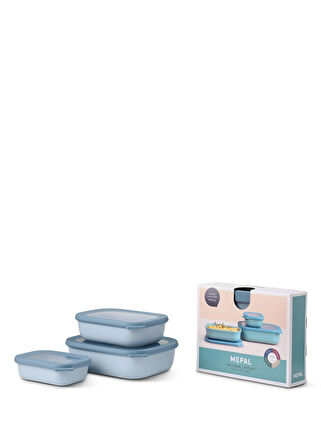 Mepal Set Cirqula Rectangular 3 Parça Saklama Kabı (500+1000+2000)