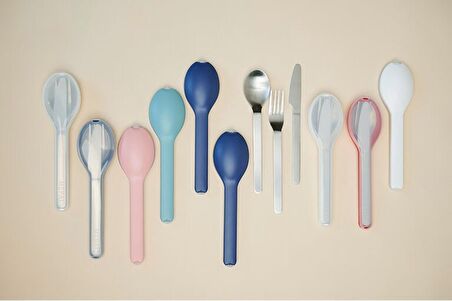 Mepal Set Cutlery Ellipse 3 Parça Çatal Bıçak Takımı