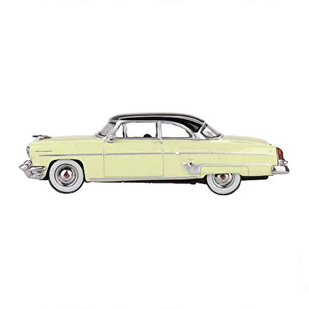 1:64 Diecast Lincoln Capri 1954 Premier Yellow Mini GT Model Araba