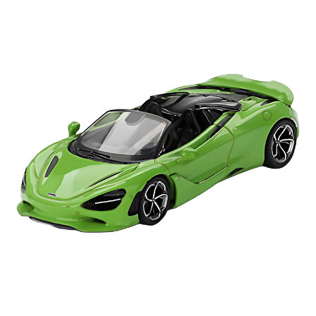 1:64 Diecast McLaren 750S Spider Mantis Green Mini GT Model Araba