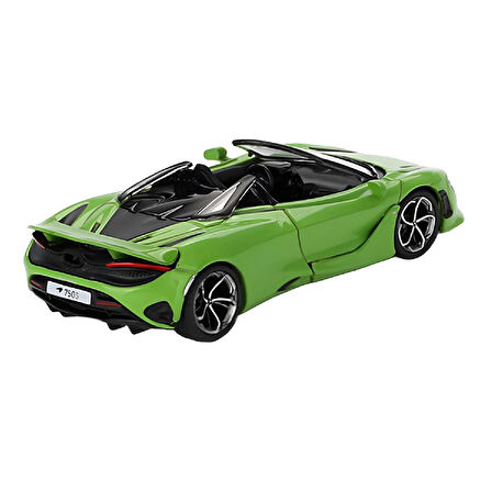 1:64 Diecast McLaren 750S Spider Mantis Green Mini GT Model Araba