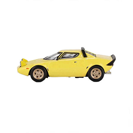 1:64 Diecast Lancia Stratos HF Stradale Giallo Fly Mini GT Model Araba