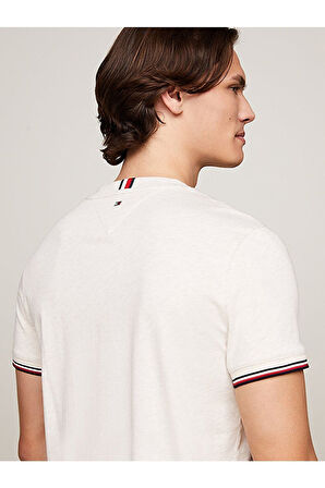 TOMMY HİLFİGER ERKEK TOMMY LOGO TIPPED T-SHIRT