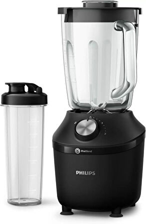 Philips 3000 Serisi Blender ProBlend Crush Teknolojisi 600 W 2 Lt, 2 Hız Ayarı + Darbe, Cam Hazne, HR2291/41 OUTLET