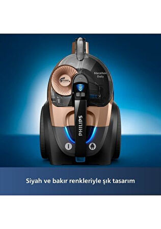 Philips Marathon Daily XB7151/07 900 W Toz Torbasız Süpürge