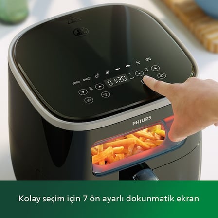 Philips Airfryer 3000 Serisi HD9257/80 XL 5.6 lt Yağsız Fritöz AMBALAJ HASARLI SIFIR