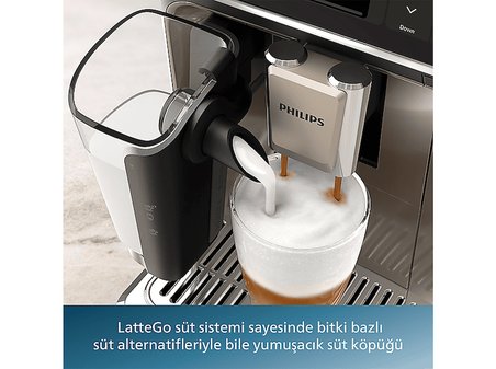 PHILIPS EP5544/50 Tam Otomatik Espresso Makinesi Gri Siyah