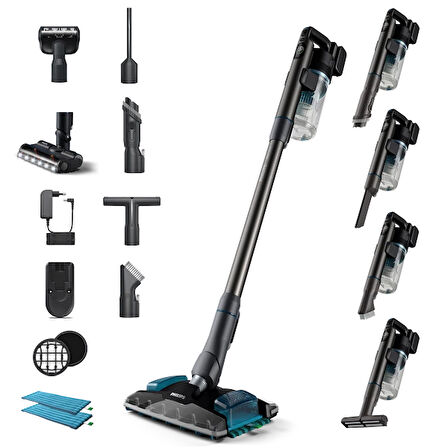 Philips Xc8057/01 Aqua Plus 8000 Islak Kuru Şarjlı Dikey Süpürge