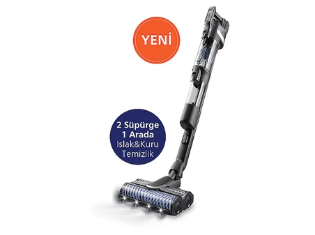PHILIPS Aqua Trio 9000 Seri XW9465/11 Islak & Kuru Temizlik Kablosuz Dikey Süpürge