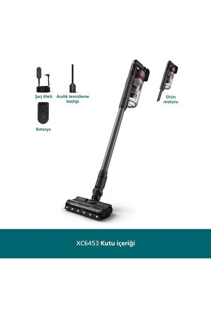 6000 Serisi Kablosuz Dikey Süpürge, PowerCyclone 11, 64 Dakika Kullanım Süresi, XC6453/00