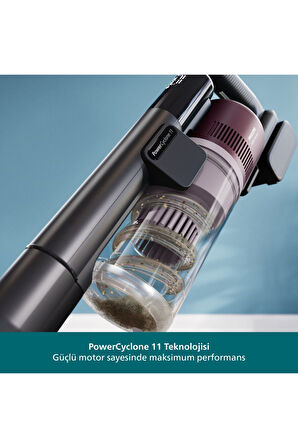 6000 Serisi Kablosuz Dikey Süpürge, PowerCyclone 11, 64 Dakika Kullanım Süresi, XC6453/00