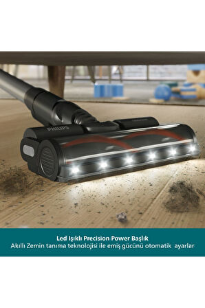 6000 Serisi Kablosuz Dikey Süpürge, PowerCyclone 11, 64 Dakika Kullanım Süresi, XC6453/00