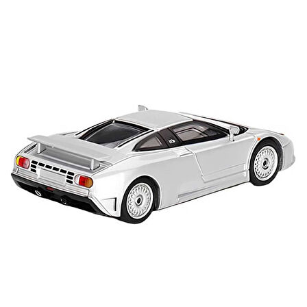 1:64 Diecast Bugatti EB110 GT Grigio Chiaro Mini GT Model Araba