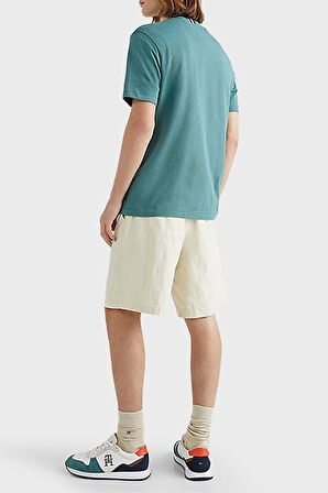 Logolu Bisiklet Yaka % 100 Pamuk Regular Fit T Shirt Erkek T Shirt Mw0mw30043 Mb6