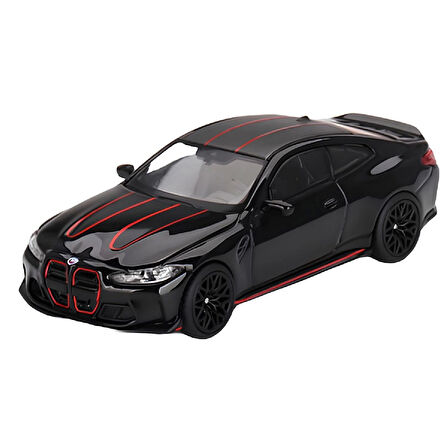 1:64 Diecast BMW M4 CSL Black Sapphire Mini GT Model Araba