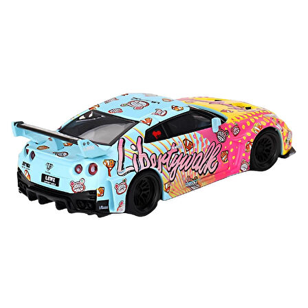 1:64 Diecast Nissan GT Works GT-R35 V1 LBWK Kuma LB Silhouette Mini GT Model Araba