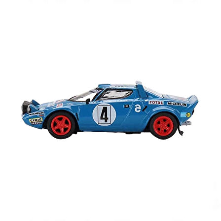 1:64 Diecast Lancia Stratos HF 4nd 1979 Rally MonteCarlo Winner Mini GT Model Araba