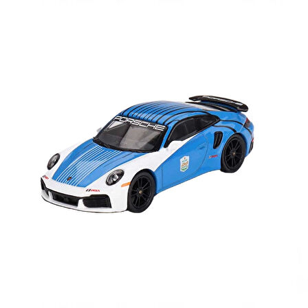 1:64 Diecast Porsche 911 Turbo S 2023 IMSA Daytona 24 Hrs Mini GT Model Araba