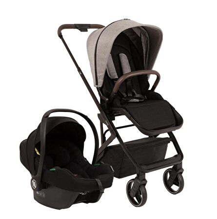 Bagi Neo Black Travel Sistem Bebek Arabası Greyson