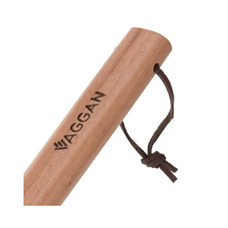 Barbekü Çatal Ahşap Sap  Paslanmaz Çelik 38cm