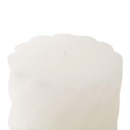 KPM Dekoratif Candle Mum - White -7 cm