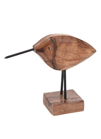 Boyner Evde Çok Renkli Biblo BIRD ON BASE MANGOWOOD 2ASS