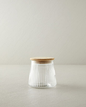 Gozo Cam Kavanoz 680 ml Şeffaf