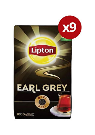 Lipton Earl Grey 1 kg 9'lu Bergamotlu Çay