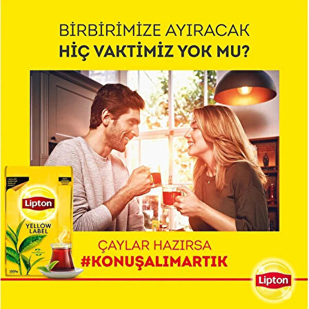 Lipton Yellow Label Dökme Çay 1000 gr x 10 Adet