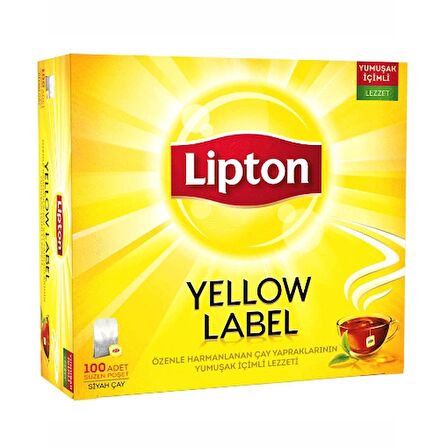 Lipton Yellow Label Bardak Çay 100'lü 200 Gr. EMH