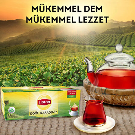 Lipton Doğu Karadeniz 3.2 gr 48'li Demlik Poşet Çay