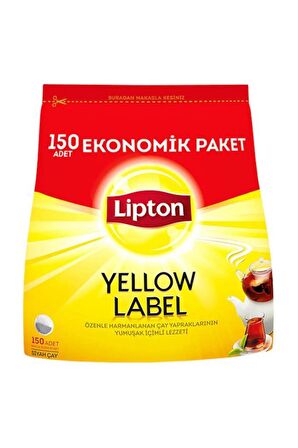 Lipton Yellow Label Demlik Poşet Çay 150'li 480 Gr