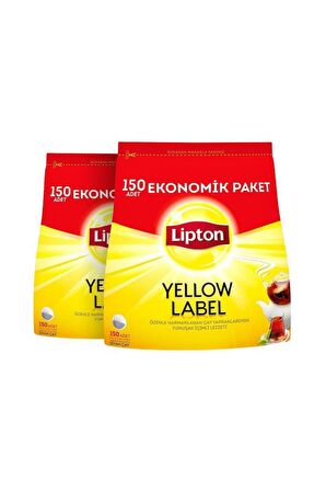 Lipton Yellow Label Demlik Poşet Çay 150'li X 2 Adet