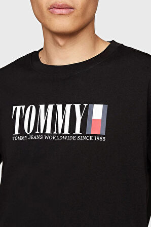 Tommy Jeans Erkek T Shirt DM0DM18533 BDS