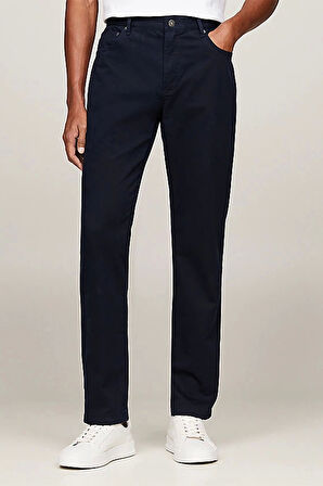 Tommy Hilfiger DENTON 5PKT 1985 PIMA COTTON Erkek Mavi Pantolon MW0MW36429DW5