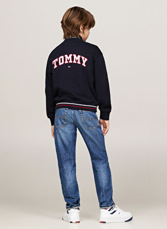 Tommy Hilfiger Düz Erkek Lacivert Sweatshırt KS0KS00570DW5