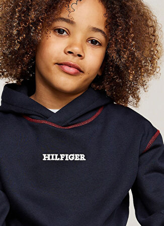 Tommy Hilfiger Baskılı Erkek Lacivert Sweatshırt KB0KB09051DW5