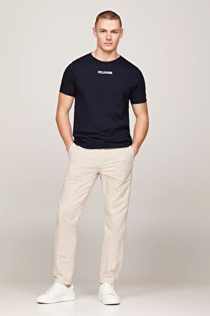Erkek MONOTYPE STITCHING TEE T-Shirt-Lacivert | M