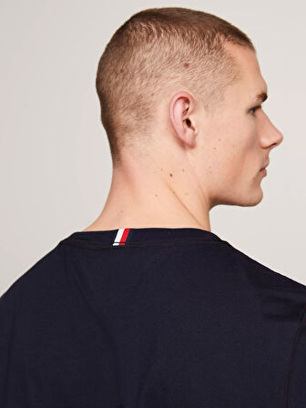 Erkek MONOTYPE STITCHING TEE T-Shirt-Lacivert | M
